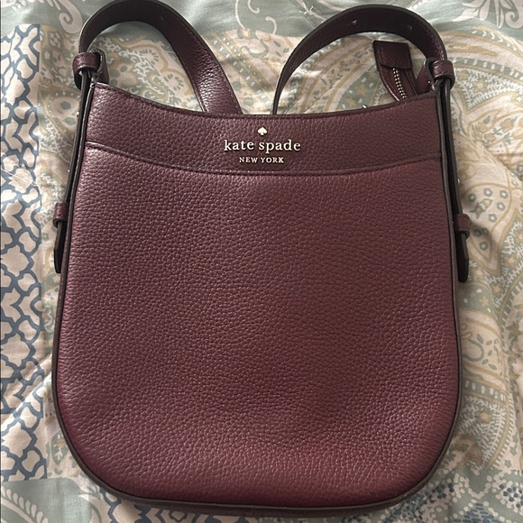 kate spade Handbags - kate spade Pebbled Leather Crossbody Bag in Wine